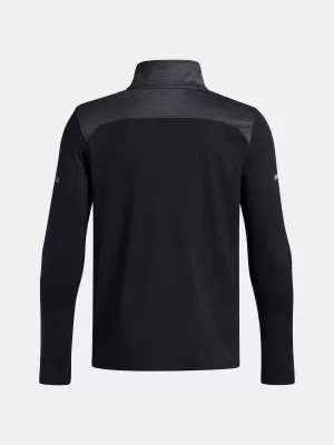 Tricou băieți UNDER ARMOUR UA TECH UTILITY 1/4 ZIP 6005141-001 NEGRU