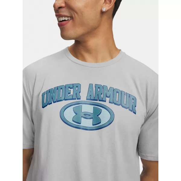  Tricou pentru bărbați UNDER ARMOUR UA M WM LOCKER TAG SS 6012778-011 GRI 