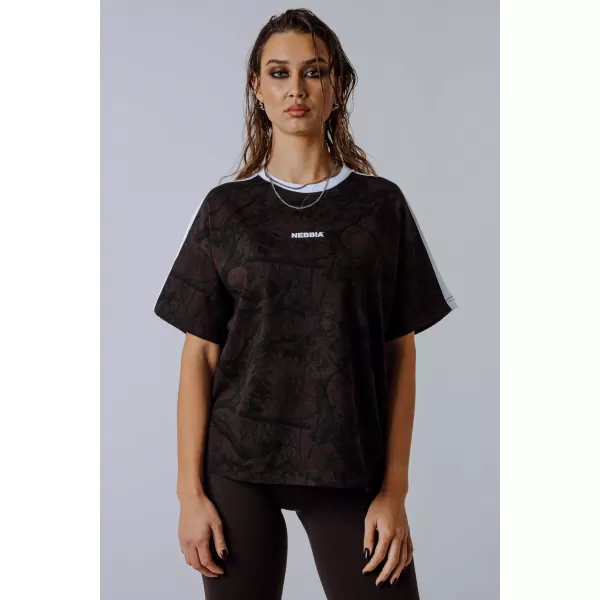  Tricou relaxat POWER 894 DARK BROWN CAMO Nebbia 