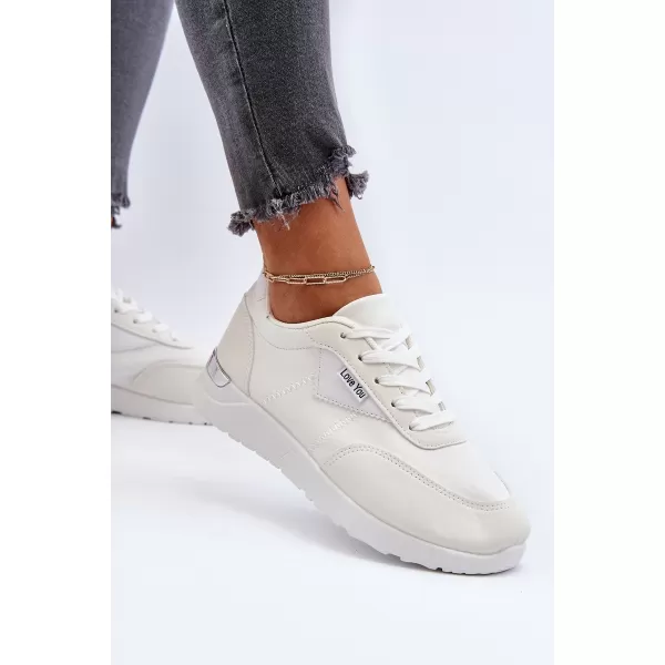  Adidași de damă BOTO VOVELLA 30465 ALB 