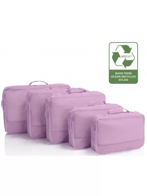 Valiză HEYS Ecotex Packing Cube 5 Pc Set FLOARE DE LILIAC