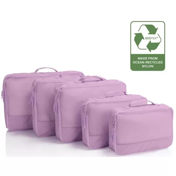  Valiză HEYS Ecotex Packing Cube 5 Pc Set FLOARE DE LILIAC 