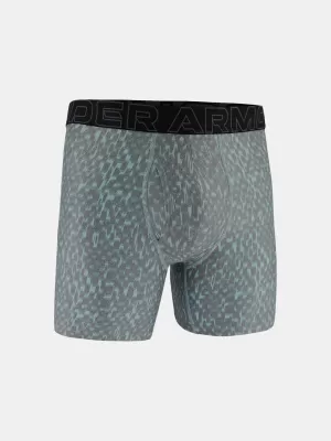 Boxeri pentru bărbați UNDER ARMOUR UA PERFORMANCE TECH - PRINT 6IN - 1PK 1383875-477 ALBASTRU