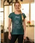 Tricou de Crăciun premium pentru femei ALTISPORT VOJ/ALWVN8TR06 VERDE