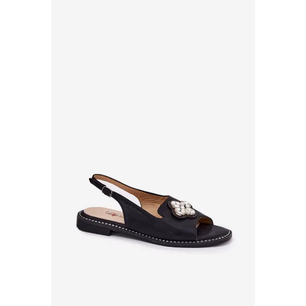 Sandale de dama S.BARSKI KV51-080 NEGRU 