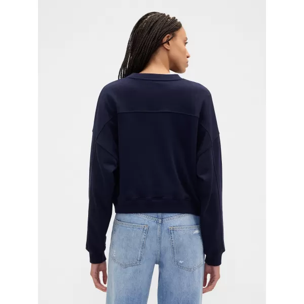  Hanorac de dama GAP LOGO SWEATSHIRT 799280-01 UNIFORMA MARINEI 