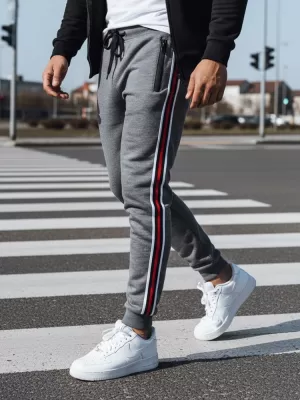 Pantaloni pentru bărbați DSTREET UX3623 GRI ÎNCHIS