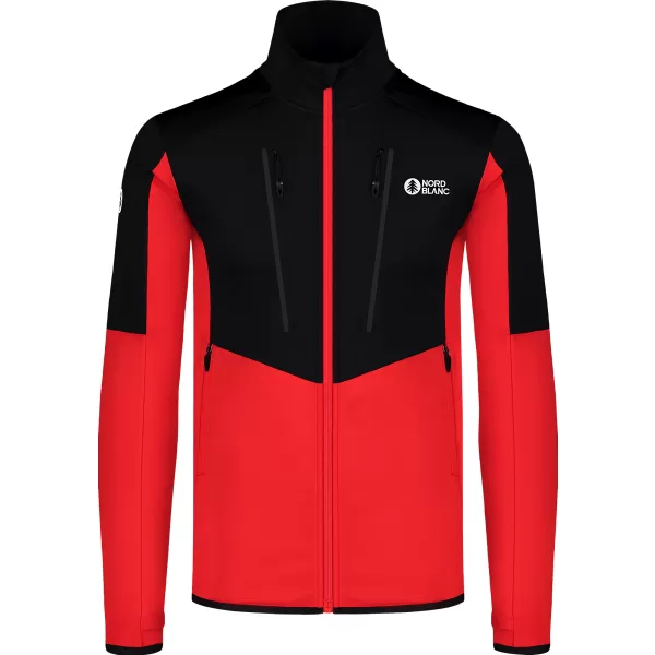 Hanorac powerfleece pentru bărbați NORDBLANC GROAN NBWFM8282 ROŞU 