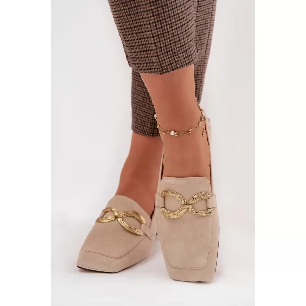  Mocasini de dama D&A CR61-3115 BEJ 