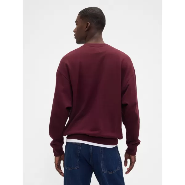  Hanorac pentru bărbați GAP LOGO SWEATSHIRT 821259-02 ROȘU TOSCAN 