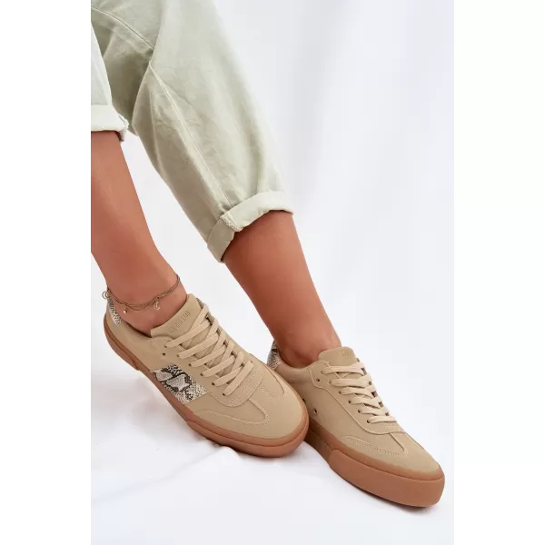  Adidasi de dama BIG STAR TT274298 BEI Pantofi Big Star 