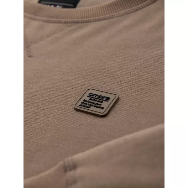  Hanorac pentru bărbați OMBRE OM-SSNZ-0243 MARO DESCHIS 