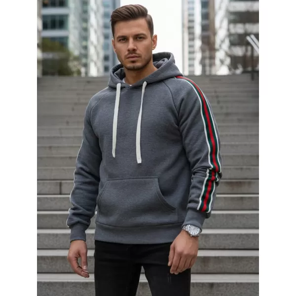 Hanorac pentru bărbați DSTREET BX5938 GRI 