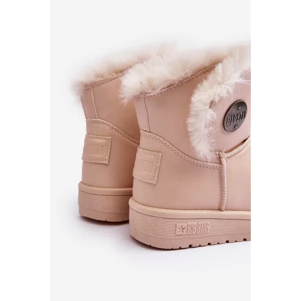  Pantofi de iarna copii BIG STAR MM374084 BEI Pantofi Big Star 