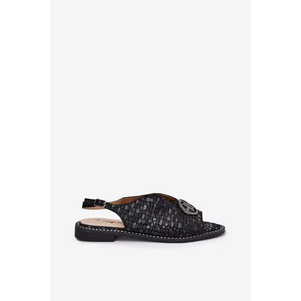  Sandale de dama S.BARSKI KV51-094 NEGRU 