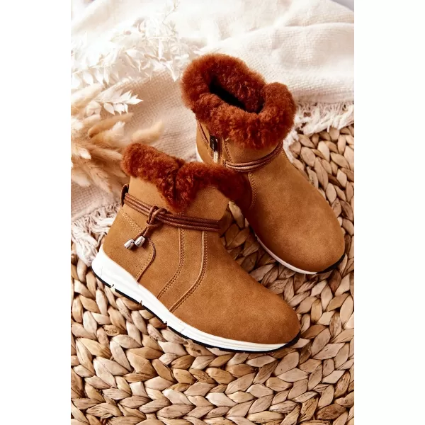  Cizme de zapada copii BIG STAR BB374058BS CAMEL Pantofi Big Star 