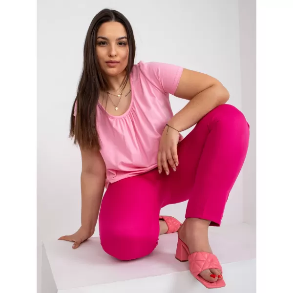  Tricou de damă BASIC FEEL GOOD RV-TS-6320.85P ROZ 