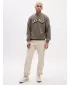 Hanorac pentru bărbați GAP LOGO CREWNECK SWEATSHIRT 829103-02 CAȘMIR NOU