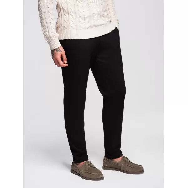  Pantaloni pentru bărbați OMBRE OM-PACP-0283 NEGRU 