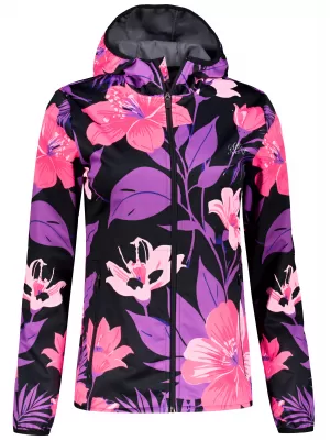 Jachetă softshell premium pentru femei ALTISPORT VOJ/ALW115JACK01 VIOLET/NEGRU