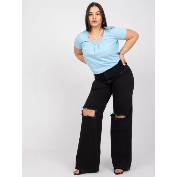  Tricou de damă BASIC FEEL GOOD RV-TS-6320.85P ALBASTRU DESCHIS 