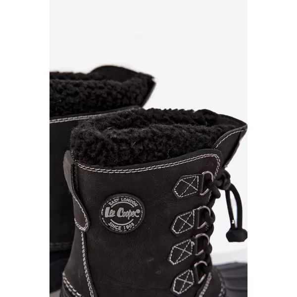  Pantofi de iarna pentru copii LEE COOPER LCJ-25-44-3943K NEGRU 