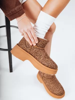 Pantofi de dama DSTREET ZY1280 CARAMEL