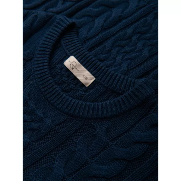  Pulover pentru bărbați OMBRE OM-SWSW-0173 ALBASTRU MARIN 
