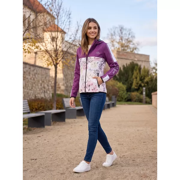  Jachetă softshell premium pentru femei ALTISPORT VOJ/ALW008JACK01 BURGUNDIA 