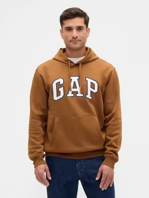 Hanorac pentru bărbați GAP LOGO HOODIE PULLOVER 674148-27 GHIMBIR BOGAT