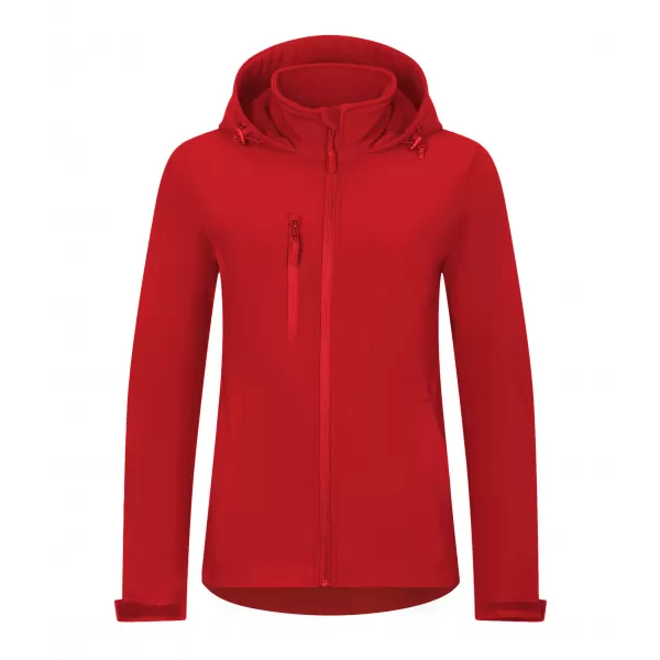  Jachetă softshell pentru femei ALTISPORT NoPrint NP/ALW945 ROŞU 
