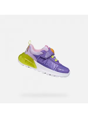 Adidași pentru fete GEOX ACTIVART ILLUMINUS J65LZA011CECN83A VIOLET