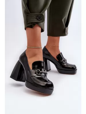 Pantofi de dama D&A MR38-906 NEGRU
