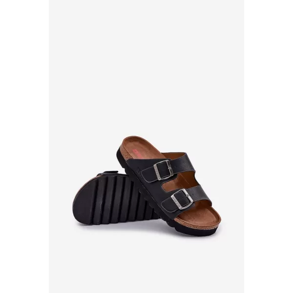  Papuci barbati BIG STAR NN174531 NEGRI Pantofi Big Star 