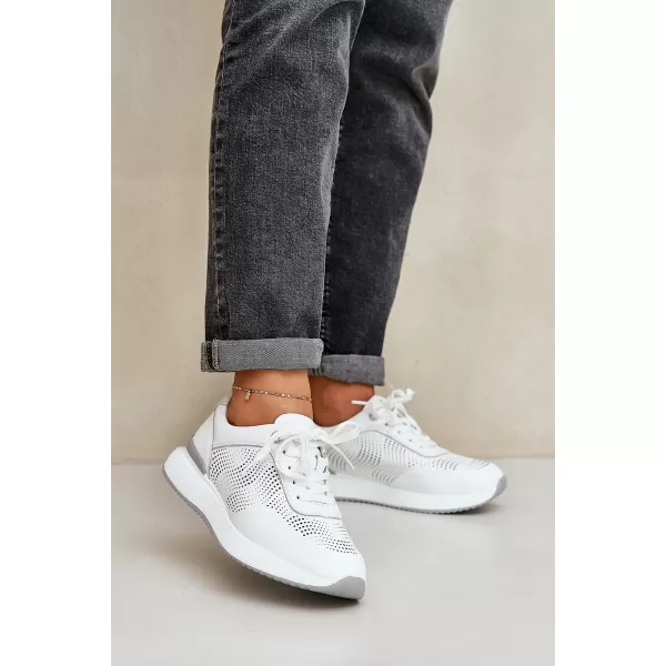  Pantofi de dama S.BARSKI LR51-551 ALB 