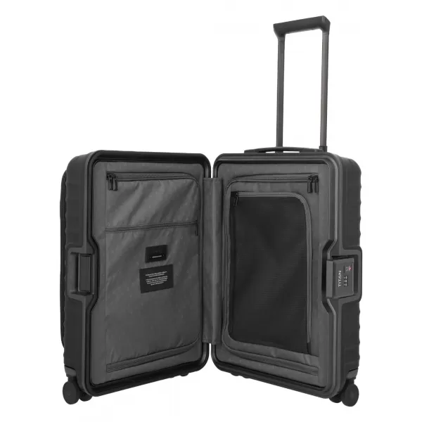  Valiză TITAN Overseas S Front pocket MADRASTRA NEAGRA 