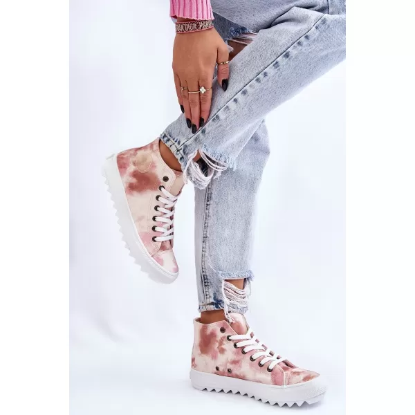  Adidași de damă BIG STAR LL274048 BEIGE/NUDE Pantofi Big Star 