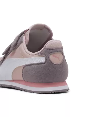 Pantofi pentru copii PUMA CABANA RACER SL 20 V PS 383730-22 CEAȚĂ MOV/ALB/GEM DE PRUNE