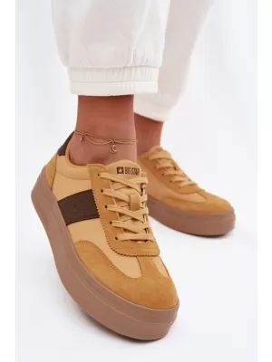 Adidasi dama BIG STAR TT274166 GALBEN Big Star Pantofi