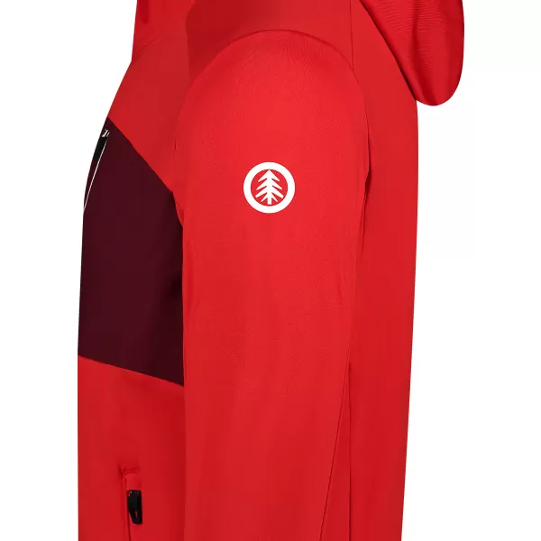  Hanorac powerfleece pentru bărbați NORDBLANC BRACKEN NBWFM8286 ROŞU 