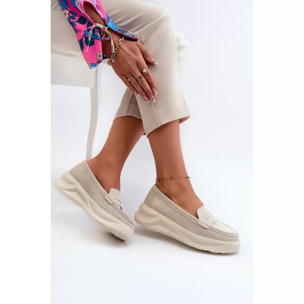  Mocasini de dama EVENTO FILIDIA BEJ 