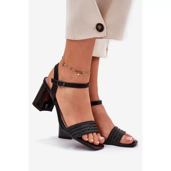  Sandale de dama VINCEZA 62228 NEGRU 