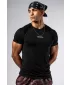 Tricou fără cusături cu mâneci scurte POWER 900 BLACK Nebbia