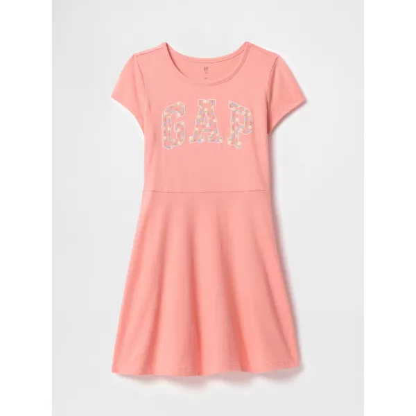 Haine pentru copii GAP LOGO DRESS 745993-01 TRANDAFIR DE CEAI 