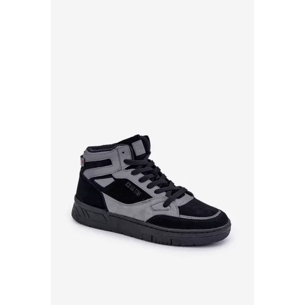  Adidași bărbați BIG STAR OO174303 BLACK Pantofi Big Star 