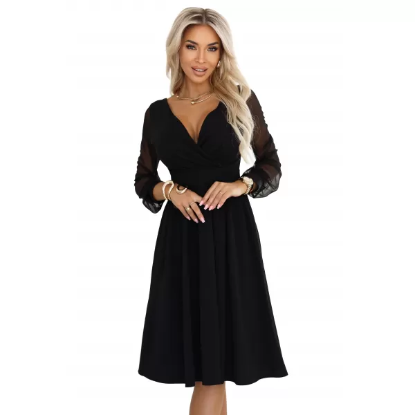  Rochie NUMOCO 657-1 NEGRU 