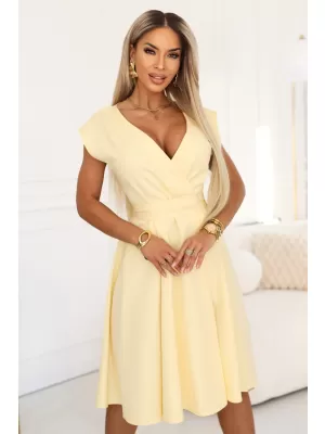 Rochie NUMOCO 348-13 GALBEN DE UNT