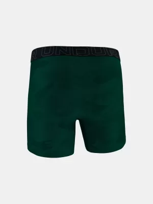 Boxeri pentru bărbați UNDER ARMOUR UA PERFORMANCE TECH - PRINT 6IN - 1PK 1383875-338 VERDE