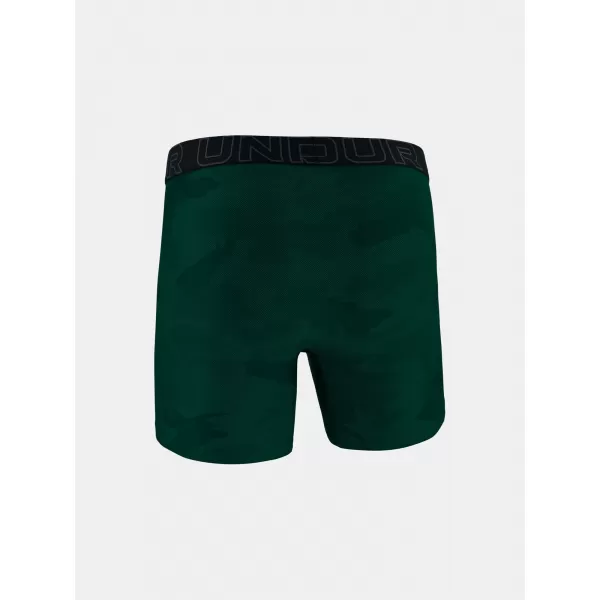  Boxeri pentru bărbați UNDER ARMOUR UA PERFORMANCE TECH - PRINT 6IN - 1PK 1383875-338 VERDE 