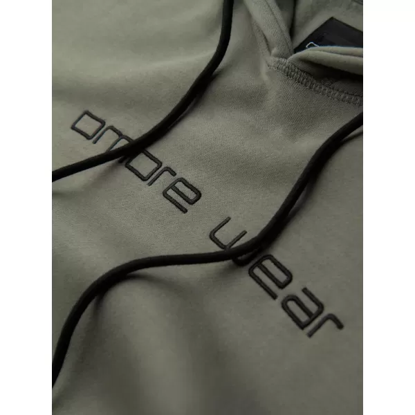  Hanorac pentru bărbați OMBRE OM-SSNZ-0241 KAKI 